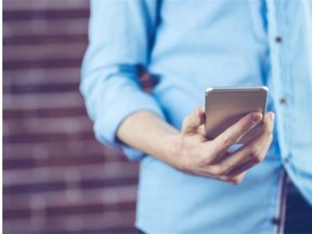 A B.C. Court of Appeal ruling essentially requires B.C. police officer to get a search warrant before accessing text messages, such as on a seized cellphone. Fotolia