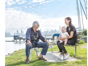 David Suzuki, environmentalist and scientist, with daughter Sarika Cullis-Suzuki. Adam and Kev Photography.