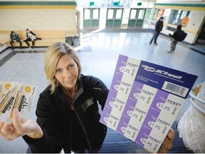 Dawne Tomlinson, principal at Langley Secondary, is seeking Adopt-a-School funding to provide bus tickets for impoverished students.