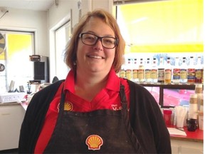 Debby DeJager, food manager at the Shell Station in Point Roberts, Wash, says the community is accustomed to ups and downs in the Canadian economy.