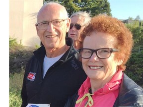 Dr. Doug Clement and wife Diane took part in the inaugural Richmond Forever Young 8K in September. Diane joined Doug in the BC Hall of Fame last week, being selected in the athletics category.