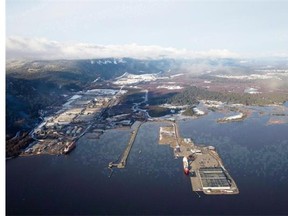 Douglas Channel, the proposed termination point for the Enbridge Northern Gateway Project  in Kitima. Despite a looming deadline and a threatening oil tanker ban, Enbridge remains committed to the project.