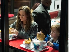 In this image released by A24 Films, Brie Larson, left, and Jacob Tremblay appear in a scene from the film, "Room." Larson was nominated for an Oscar for best actress on Thursday, Jan. 14, 2016, for her role in the film. The 88th annual Academy Awards will take place on Sunday, Feb. 28,, at the Dolby Theatre in Los Angeles. (A24 Films via AP)