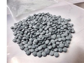 Authorities in B.C. say there’s no sign yet of a new opiate that’s 100 times stronger than fentanyl, following a warning the drug — called W-18 — had shown up in Calgary.  Fentanyl pills made to look like OxyContin.