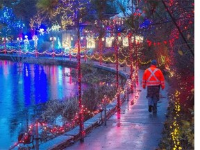 The Festival of Lights at VanDusen Botanical Garden in Vancouver.