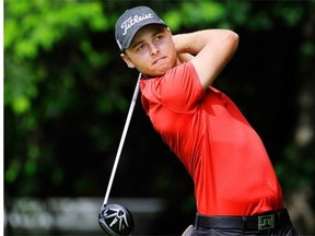 File: Canadian Adam Svensson shot a final-round 1-over 72 on Sunday to win the Web.com Tour qualifying tournament by seven shots