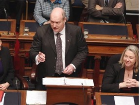 B.C. Finance Minister Mike de Jong will table the 2016 provincial budget on Tuesday, Feb. 16.