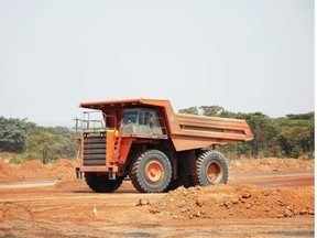 A haul truck at First Quantum Minerals’ Kansanshi mine in Zambia.