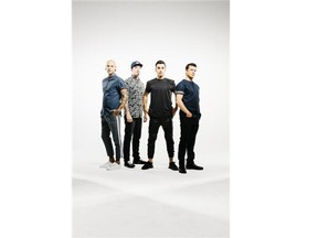 Hedley's sixth studio album is entitled Hello. From left: Chris Crippin, Dave Rosin, Jacob Hoggard and Tommy Mac.
