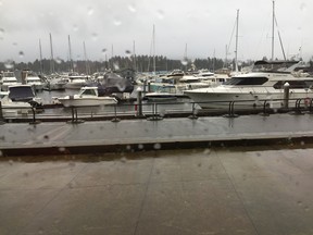 A wet start to another Sunday SportMeBC InTraining session at the Coal Harbour Community Centre.