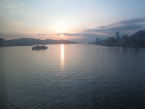 Sunrise over Hong Kong