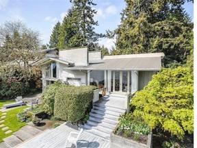 Incredible views are on offer from the five-bedroom home on Erwin Drive in West Vancouver.