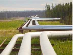 The oil and gas industry makes up about 30 per cent of Alberta’s economy. In B.C., that number is about 5.5 per cent.