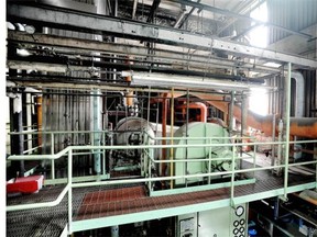 Inside the aging district heating plant in downtown Vancouver. The city and owner want to replace it wiyh a new low-carbon plant by 2020.