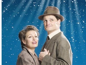 Jennifer Lines and Bob Frazer in the Arts Club Theatre Company's production of It's a Wonderful Life.