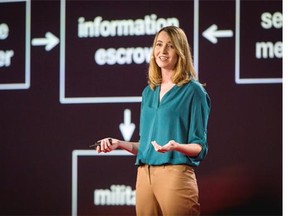 Jessica Ladd speaks at TED2016 on her Callisto app for campuses.