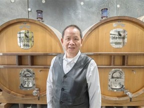 John Chang of Lulu Island Winery in Richmond. The largest winery in Metro Vancouver plans to expand its presence in China despite the economic downturn there.