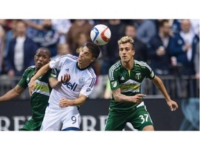 The Vancouver Whitecaps will play the Portland Timbers Sunday in the first game of their two-match MLS Western Conference semifinal.