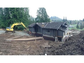 The San Juan Island Pan Abode house that Judy Kenzie  bought and "recycled" on her property in Mission.