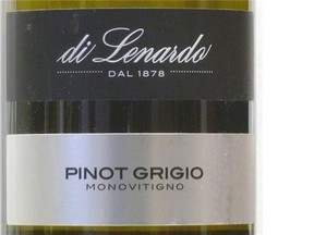 Di Lenardo Pinot Grigio Monovitigno 2014, Friuli-Venezia Giulia, Italy.