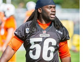 B.C. Lions star linebacker Solomon Elimimian, who suffered a ruptured Achilles tendon last season, will be ready to go when Lions training camp opens later this spring, he said Tuesday.