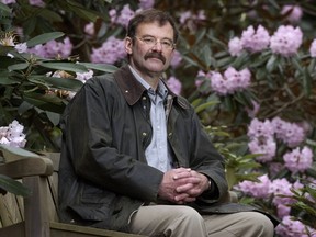 Peter Wharton in the Asian garden