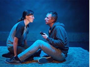 Marisa Smith and Daniel Arnold star in Alley Theatre's production of Hannah Moscovitch's Little One. (Photo credit: Fabrice Grover)