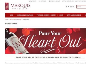 Marquis Wine Cellars has a different take on the traditional Valentine’s Day candygrams offering winegrams for loved ones.