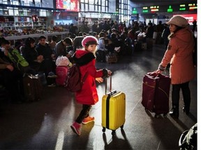 Millions of Chinese will travel home to visit their families during the Spring Festival holiday period, which begins with the Lunar New Year on Feb. 8.