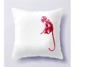 Monkey zodiac pillowcase by Victoria-based A Wild Life, $36.07, from Etsy.