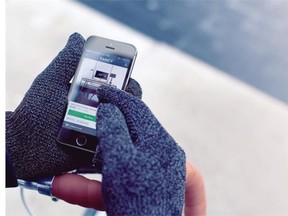 Mujjo touchscreen gloves — 
 It’s always warmer keeping your gloves on to talk or text, and Mujjo has updated its touchscreen gloves with a leather wrist strap and band on the cuffs, magnetic snap closure and double-layered versions for colder climates. The gloves are knitted but if you’re not on a budget (and not averse to wearing leather), they also come in lambskin leather at $110. The single layer version is just over $30, while double layered is $37. Visit mujjo.com.