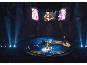 Muse performs in concert at Rogers Arena, Vancouver December 10 2015.