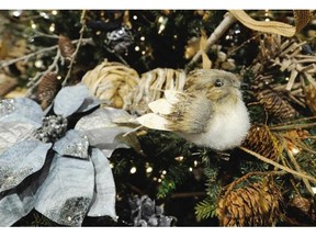 Natural decorations, such as birds, foxes, owls and bears, are top tree decorations this year.