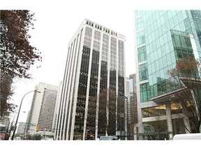 Burrard Street now has the second-highest rent per square foot for office space in Canada.