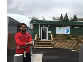 Surrey Tennis Centre's recreational director Derek Wallensteen.