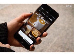 Starbucks Canada launches mobile app for ordering coffee, pay and pick up their purchases.