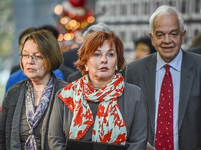 John McCallum, federal Minister of Immigration, Refugees and Citizenship, right Shirley Bond, B.C.'s Minister of Jobs, Tourism and Skills Training and Minister Responsible for Labour, left and Surrey Mayor Linda Hepner, centre met in Surrey, B.C. Wednesday December 2, 2015 to discuss the next steps to support refugees from Syria in B.C.