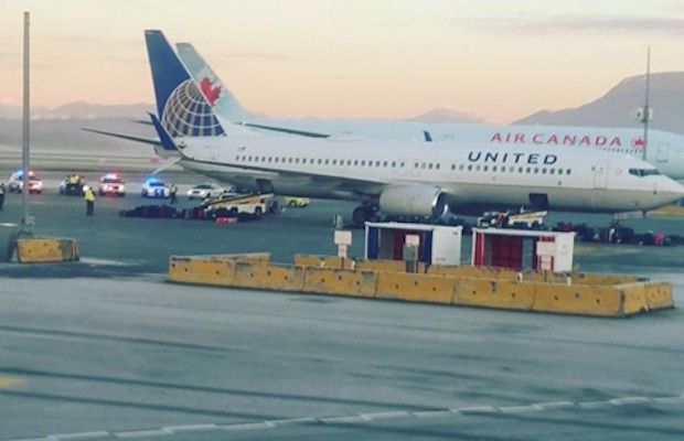 United Airlines flight diverted to YVR due to 'threatening message