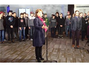 B.C. Premier Christy Clark talks about the coding announcement to support the B.C. tech industry at #BCTECH Summit