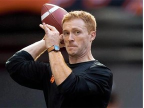 The B.C. Lions re-signed veteran quarterback Travis Lulay on Monday, a day before he was eligible for free agency.