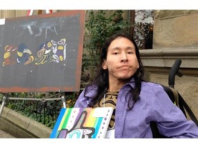 Artist Julian MaKay's art was recently featured at the Inclusion Art Show held in Vancouver at Heritage Hall.