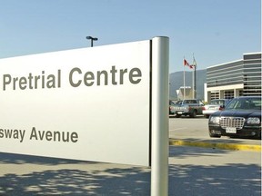 The North Fraser Pretrial Centre at 1451 Kingsway in Port Coquitlam.