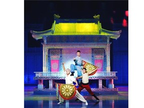 Opera Warriors will strut their staff on Jan. 5 at the Queen Elizabeth Theatre. It mixes Chinese opera with Andrew Lloyd Webber, according to one Australian report.