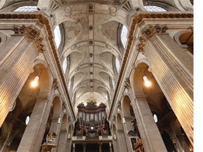 In Paris, visitors can hear St. Sulpice Church’s pipe organ during free recitals on Sundays after Mass.  Photo Dominic Arizona bonuccelli