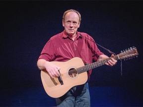 Mark Hellman plays protest singer Pete Seeger in The Other Guys Theatre Company’s production of The Incompleat Folksinger.