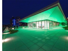 Pictured is the rooftop terrace of 980 Howe Street belonging to Manulife Real Estate in Vancouver, B.C. on November, 18, 2015.