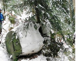 Two pilots of a Carson Air Swearingen freight-carrying plane died in a crash shortly after takeoff from Vancouver International Airport on April 13, 2015. Photo from Transportation Safety Board.