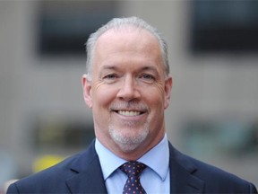 ‘My plan will be to take a look at where we are with respect to revenues, where we are with respect to the services that people are expecting … and I’ll formulate a budget to go into the election campaign that will meet all of those needs,’ said Opposition leader John Horgan.