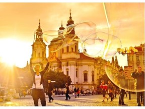 Prague’s Baroque Old Town Square is alive with street performers, horse-drawn carriages, and even Segways. Dominic Arizona Bonuccelli