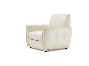 Prato armchair in tanned Italian leather by Natuzzi Editions, $1,999, Hudson’s Bay, thebay.com.